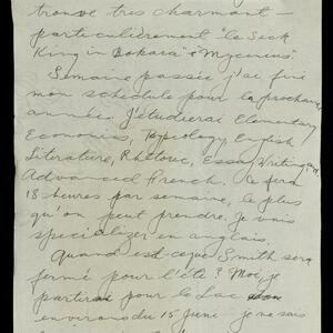 a page of handwritten text