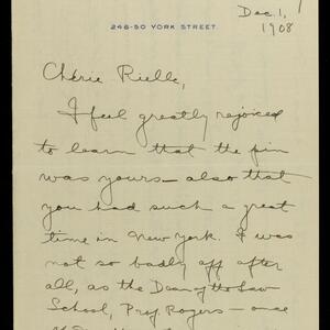 a page of handwritten text