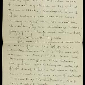 a page of handwritten text