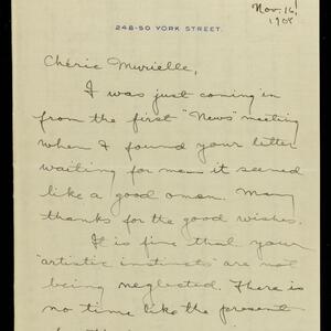 a page of handwritten text