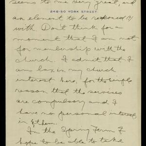 a page of handwritten text