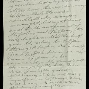 a page of handwritten text