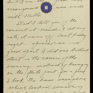 a page of handwritten text