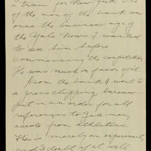 a page of handwritten text