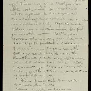 a page of handwritten text