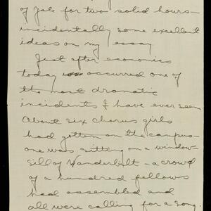 a page of handwritten text