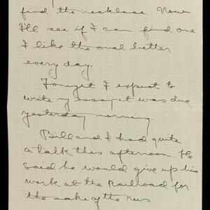 a page of handwritten text