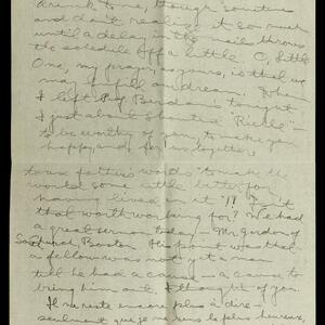 a page of handwritten text