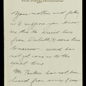 a page of handwritten text