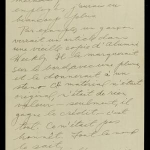 a page of handwritten text