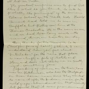 a page of handwritten text