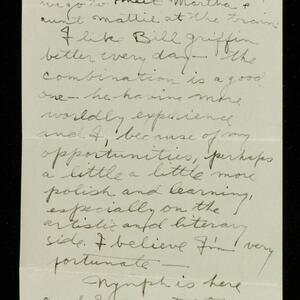 a page of handwritten text