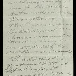 a page of handwritten text