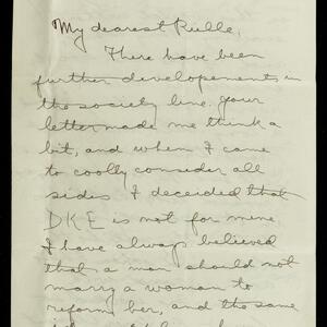 a page of handwritten text