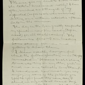a page of handwritten text