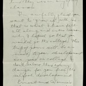 a page of handwritten text