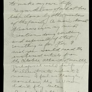 a page of handwritten text