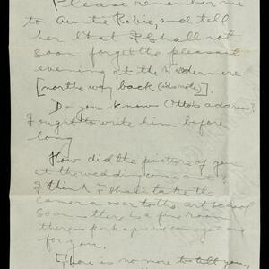 a page of handwritten text