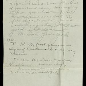 a page of handwritten text