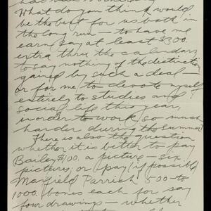 a page of handwritten text