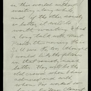 a page of handwritten text