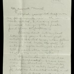 a page of handwritten text