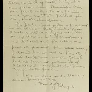 a page of handwritten text