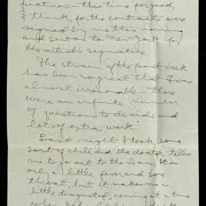 a page of handwritten text