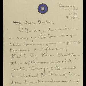 a page of handwritten text