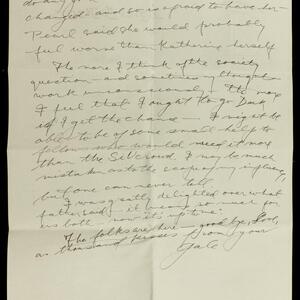 a page of handwritten text