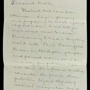 a page of handwritten text