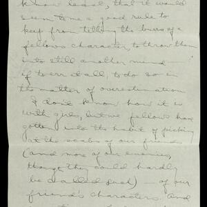 a page of handwritten text