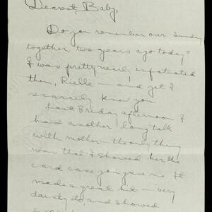a page of handwritten text