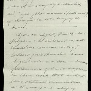 a page of handwritten text