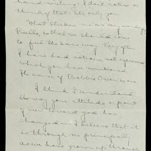 a page of handwritten text