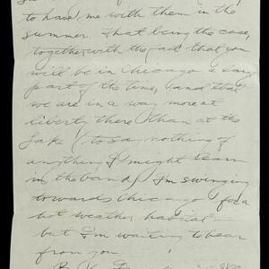 a page of handwritten text