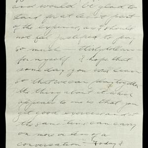 a page of handwritten text