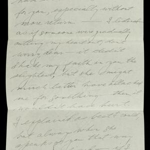 a page of handwritten text