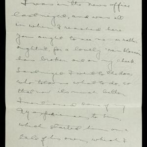 a page of handwritten text