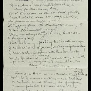 a page of handwritten text