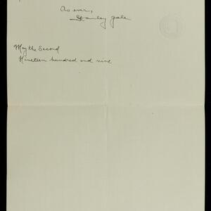 a page of handwritten text