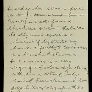 a page of handwritten text