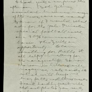 a page of handwritten text