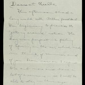a page of handwritten text