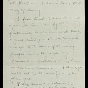 a page of handwritten text