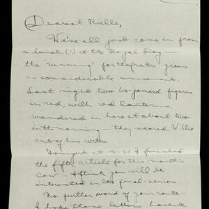 a page of handwritten text