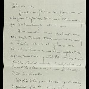 a page of handwritten text