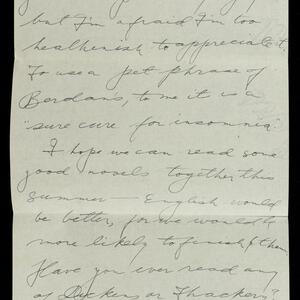 a page of handwritten text