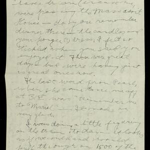 a page of handwritten text