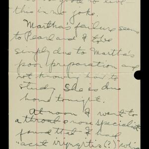 a page of handwritten text